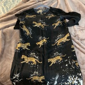 Zara tiger print dress